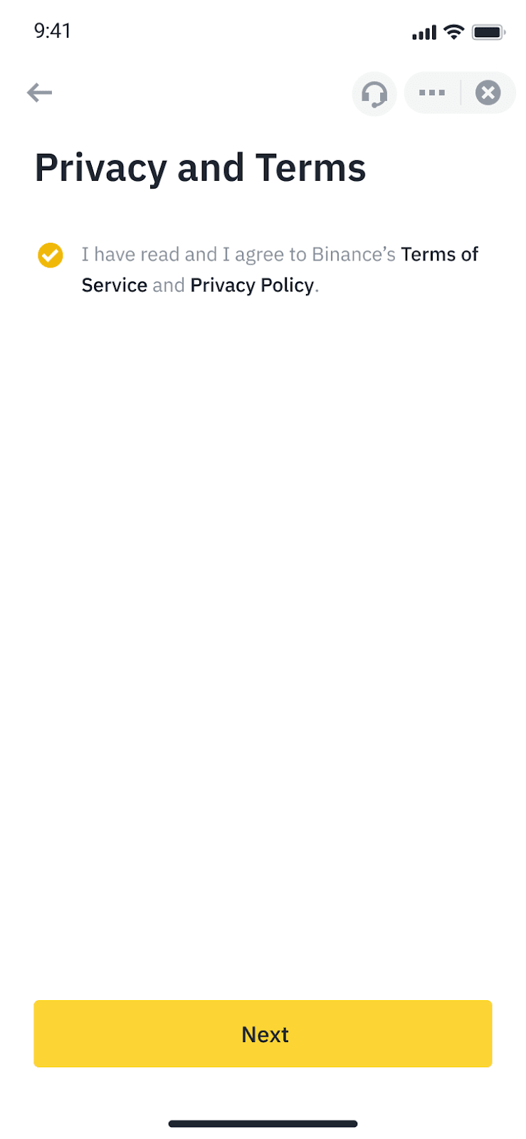 sign-up-binance-by-app-android-and-ios-step-5 Step5