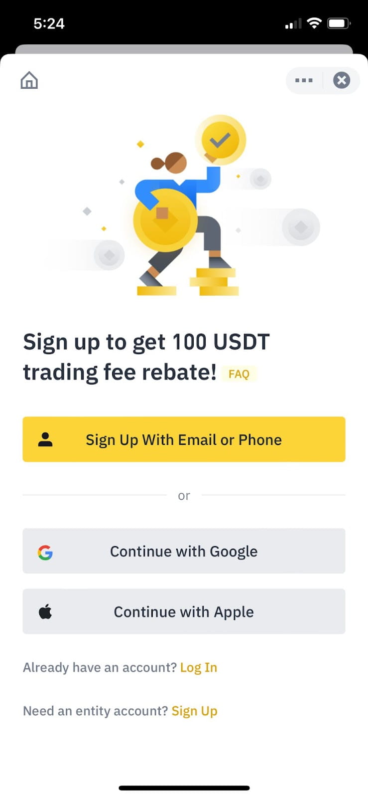 sign-up-binance-by-app-step-3 Step3